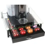 Decobros Vertuo Pod Holder Vertuoline Drawer Storage for Coffee Capsules, Crysta