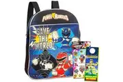 Power Rangers Backpack Set Backpack for Boys Bundle Stickers School Supplies