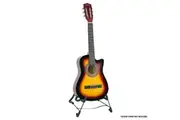 Karrera Children's Acoustic Guitar | Sunburst | 6-String Entry-Level Instrument