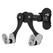 CD Adjustable Bike Wall Mount Rack - Indoor Storage Horizontal Cycling Hook Hanger Organiser - Safe & Secure for Storing MTB, Road Bicycles in Garage