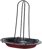 JOINPAYA Portable Chicken Roaster Rack Detachable Carbon Steel Vertical Holder with Non Stick Finish for Outdoor Bbq Camping Grilling Steaks and More