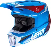 Leatt 2.5 Royal, motocross helmet , color: Blue/White/Red , size: L