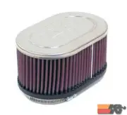 K&N Uni Clamp-On Air Filter For 2-1/8DUAL,4X6-1/4OD,3H (2 PER BOX) RC-3512