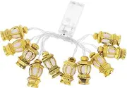 Fairy Lights LED String Lights Fairy Lights Ramadan Moon Star 1.65m String Lights Eid Mubarak Decor Golden