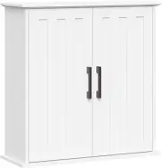 Monroe Two Door Wall Cabinet over the Toilet Storage Cabinet with Soft-Close Doo