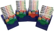 Bridge Bidding Boxes (set of four, navy blue) with PLASTIC Bidding Cards