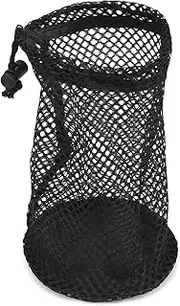 Golf Ball Bags, Round Storage Bag, Nylon Mesh Golf Bag, Ball Bag, Golf Accessories for 24-32 Golf Balls, Golf Balls, Black