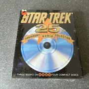 1991 Star Trek 25th Anniversary Audio Collection 4 CD Boxed Set NEW Sealed