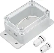 2 Way Junction Box with Screws Weatherproof Wire Entry Shell IP66 Waterproof Cable Connector for Indoor and Outdoor Use