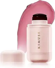 [KIMUSE] Jelly Cheek & Lip Tint, Watercolor Blush, Multi-Use Makeup, Tint for Cheeks, Lips & Eyes, Lightweight, Sheer & Buildable Color, Vegan Formula, Cruelty-Free