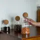 玻璃茶葉罐密封罐大號透明創意家用日式防潮儲物罐干貨罐加厚收納