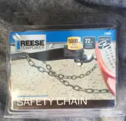 Reese Tow Power Towing Safety Chain 72" 5000lb TowRating 2 Quick Links 74059 NIB