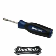 Snap-on Tools NEW SGD2BMB 7/32" Flat Tip Head BLUE Soft Grip Screwdriver USA