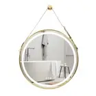 Stylish 32 LED Bathroom Mirror with Touch Sensor and Detachable Rope 80cm (32 in
