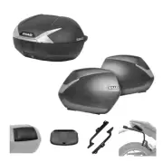 Set SHAD Bauletto SH47W & Suitcases SH36 3P for BMW 1250 R GS Adventure