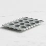 Wolstead Mineral Non Stick Muffin/Cupcake Pan 12 Cup Ivory