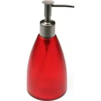 在飛比找momo購物網優惠-【VERSA】玻璃洗手乳罐 紅250ml(按壓瓶 分裝瓶 乳