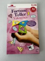 32 Fortune Tellers Valentine's Origami Foldout Cards with 4 different designs