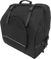 CORHAD Accordion Bag Padded Musical Instrument Storage Backpack Shockproof Accordion Carrying Case with Extra Storage Pocket for Outdoor Use Ergonomic Design Unisex Style