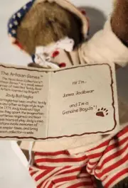 Boyds Bears James Jodiebear Artisan Series Plush Teddy Bear With Patriotic Outfi