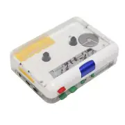 Portable Cassette Player Convert Tapes Output to Headphone/Speaker 3.5mm