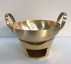 Thai Traditional Wok Brass 6" & Stove 5" Burner Set For Food Dressert X 10