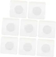 Healvian Breast Patch Classic Tags Nose Pads for Glasses Drying Rack Pvc Decoration Money Clip Hanging Silverware Sunglasses Nose Pads Small Potato Dollhouse Mini Boxes White