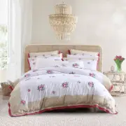 Royal Albert Bouquet Scroll Doona Quilt Cover Set Queen & King Sizes