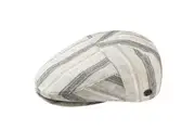 Bailey Mens Strader Ivy Flat Cap Good for Autumn/Winter Season - Beige - L