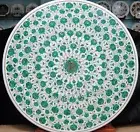 Malachite Inlay Dining Table / Marble Indoor Table Top / Restaurant Center Table