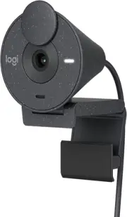 Logitech Brio 300 Full HD Webcam with Privacy Shutter, Noise Reduction Microp...