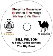 Alcoholics Anonymous AA Speaker CD - Bill W. on Writing the Big Book