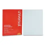 Universal 84624 9 in. x 11.5 in. 5 mil Laminating Pouch - Gloss CL (100/PK) New