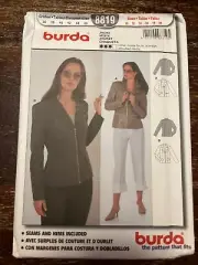Burda 8819 UNCUT Sewing Pattern, Misses' Jacket, Size 10-20