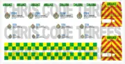 Code 3 Adhesive Vinyl Decal Oxford Diecast 1/76 van - East of England Ambulance