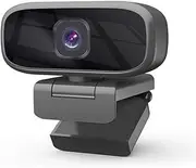720P HD Webcam Laptop Computer Camera Clip-on PC Web Camera USB Plug-and-Play with Microphone & 3.5mm o Plug for Live Streaming Video Calling Online Meeting Teaching Black