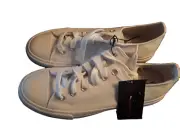 No Boundaries White Platform Chunky Heel Athletic Shoes Sneakers Women Sz 9 Lace