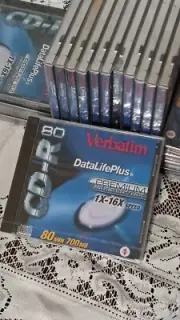 20 Verbatim Data Life Plus Super AZO Blue CD-R 80 Min 700 MB 1X-16X Sp SEALED
