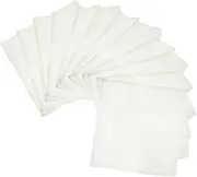 MOTHNUR 12pcs Unbleached Cotton Cheesecloth Strainer High Density Yogurt and Nut Cloth for Cooking Reusable Fine Mesh Filter for Straining Soups Juices and Stocks