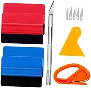 Zerodeko 1Set Vinyl Wrap Tool Kit Installation for Window Tinting Decals and Signs Includes Durable Cutting Tools for Professional and DIY Use