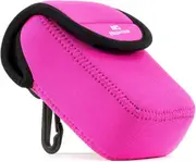 MegaGear Samsung WB35F, WB350F Ultra Light Neoprene Camera Case, with Carabiner - Hot Pink - MG782