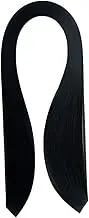 Black Quilling Paper Strips 10mm Single Color Quilling Strips 3/8inch Paper Filigree