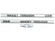 298 MASSEY FERGUSON TRACTOR HOOD DECAL HIGH QUALITY HOOD DECAL KIT