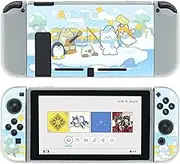 YOCORE Soft TPU Switch Protective Case Cover | Dockable Protective Case Compatible with Switch,Anti-Scratch and Shock-Absorption Design Cover Skin - Animal Party