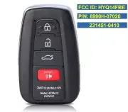 Smart Remote Key Fob 312/314.3/433MHz 8A Chip for Toyota RAV4 Avalon