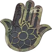 [LEGEEON] Hamsa Hand of Fatima Lasercut Tactical Patch [Multicam]