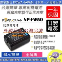 在飛比找Yahoo!奇摩拍賣優惠-星視野 ROWA 樂華 SONY FW50 電池 A5000