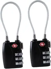 VALICLUD Tsa719 Approved Travel Luggage Locks Re-settable Combination Locks for Suitcases Lockers