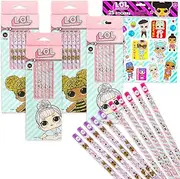 20 Count LOL Surprise Pencils for Classroom Set - Bundle with 20 Pencils for Kids, Girls Plus Stickers | LOL Surprise School Supplies Pack