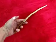 The Healer’s Wand Natural Sassafras hand carved Wood Witch or Wizard Magic Wand